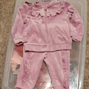 Wonder Nation Light Pink Baby Outfit